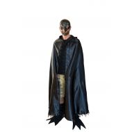 Jaskółka strój peleryna czarna z maską i nakładki - dsc_2065_(1).jpg